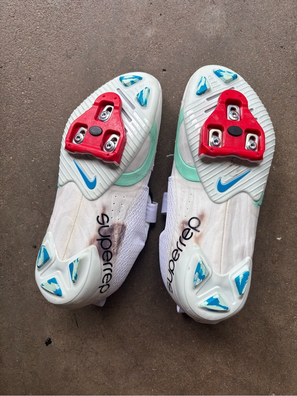 Nike Cycling Shoes with Delta Bike Clips